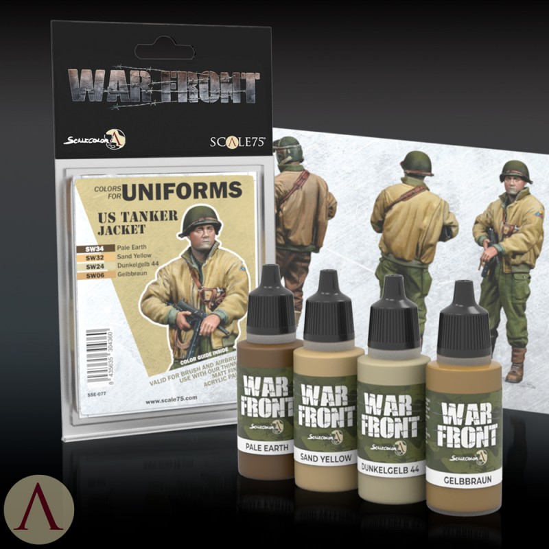 Scale Color Warfront Paint Sets - US Tanker Jacket Colors