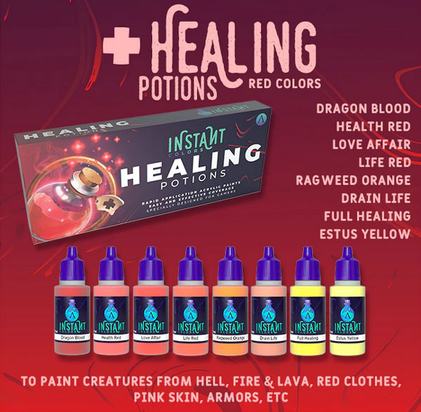 Instant Colors - Healing Potions Paint Set