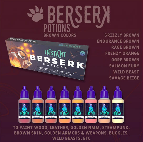 Instant Colors - Beserk Potions Paint Set