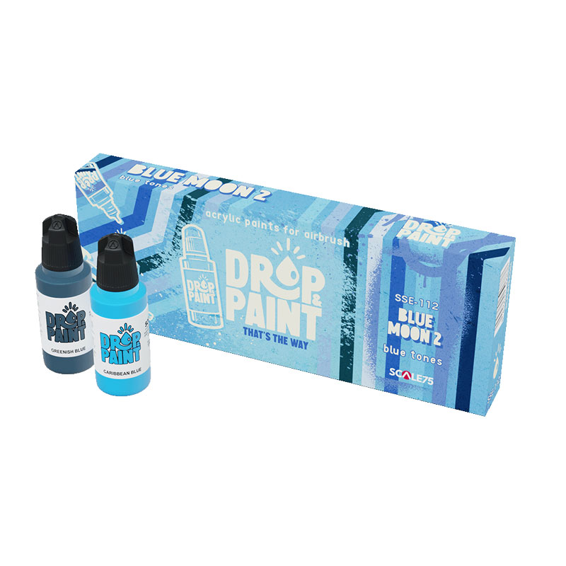 Scale75 Drop & Paint - Blue Moon 2 Paint Set