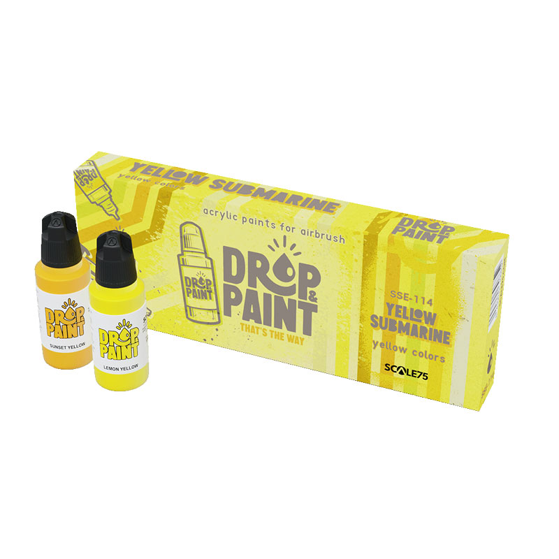 Scale75 Drop & Paint - Yellow Submarine Paint Set