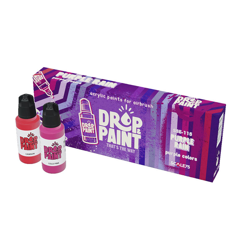 Scale75 Drop & Paint - Purple Rain Paint Set