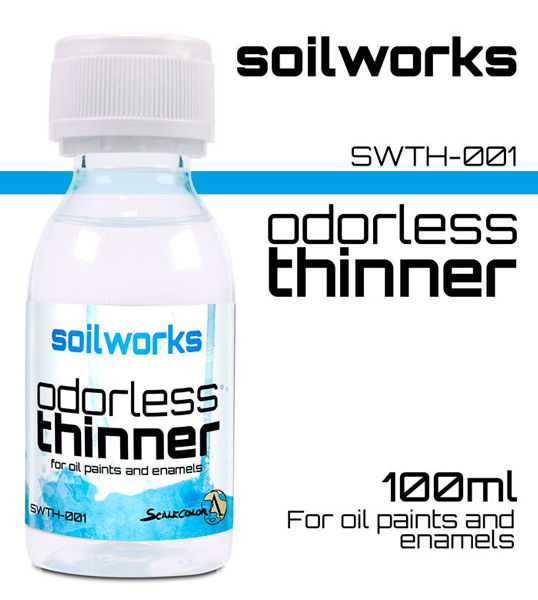 Odorless Thinner for Oil Paints and Enamels