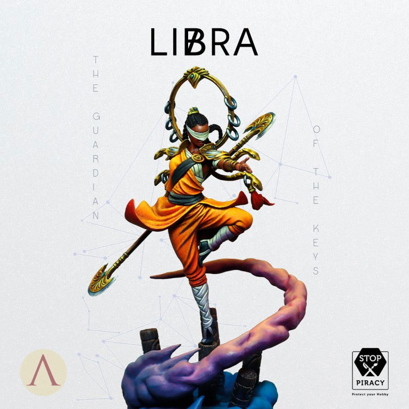 Libra 75mm Zodiac Mystic Signs