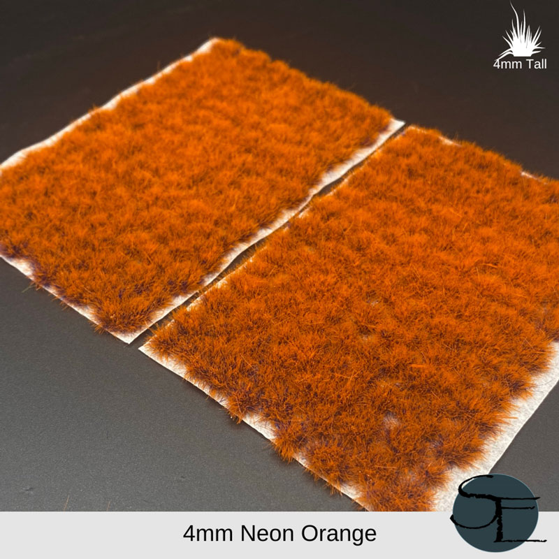Shadows Edge Exotic Tufts 4mm Neon Orange - Natural