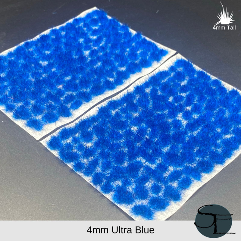 Shadows Edge Exotic Tufts 4mm Ultra Blue - Natural