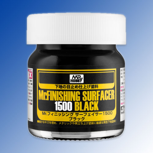 Mr. Finishing Surfacer 1500 - Black  - Brush-On - 40ml 