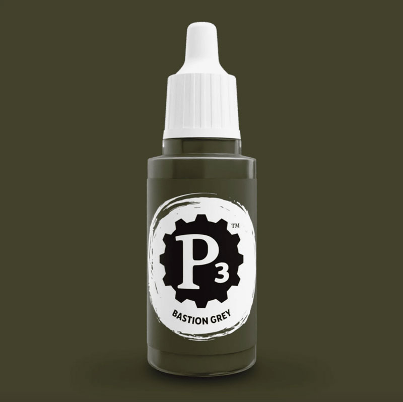 Privateer Press Paints (P3) Bastion Grey 18ml