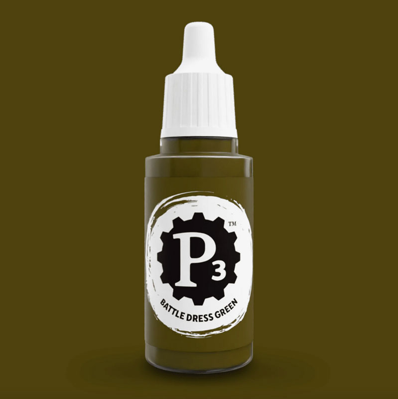 Privateer Press Paints (P3) Battle Dress Green 18ml