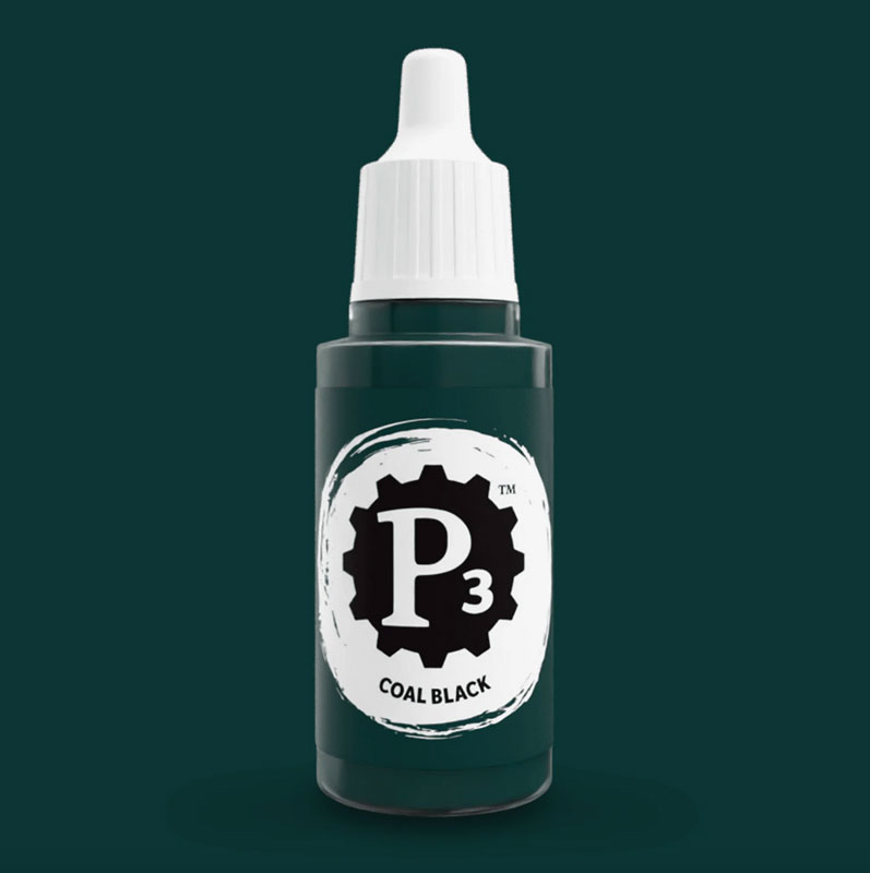 Privateer Press Paints (P3) Coal Black 18ml