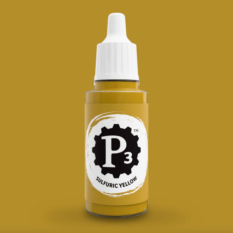 Privateer Press Paints (P3) Sulfuric Yellow 18ml