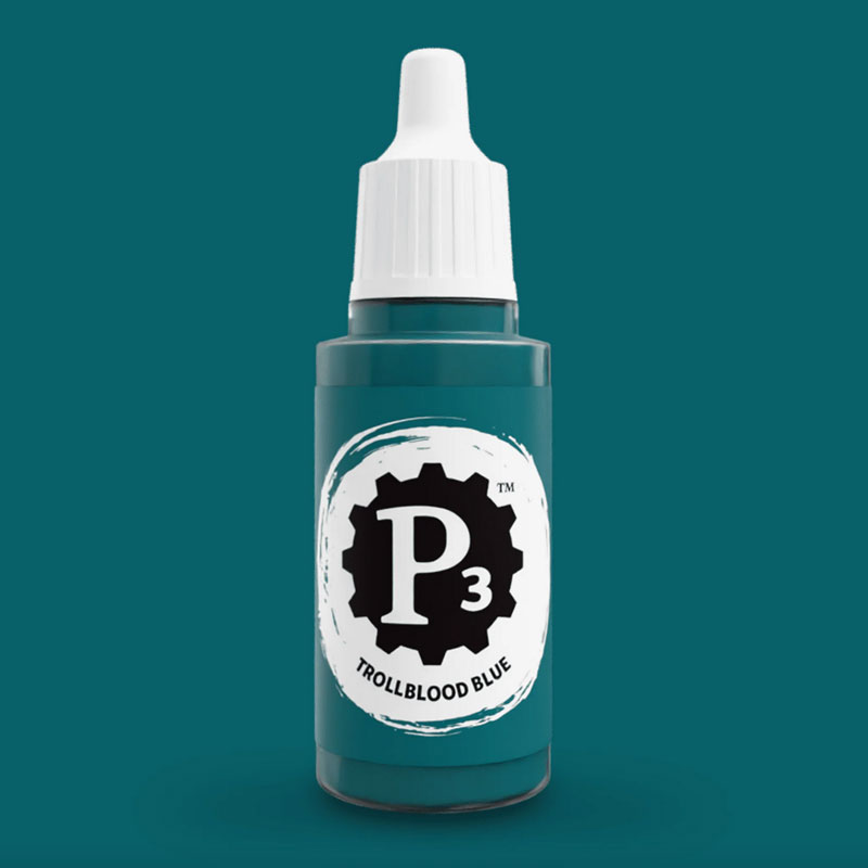 Privateer Press Paints (P3) Trollblood Blue 18ml