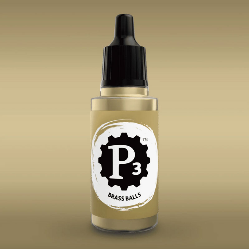 Privateer Press Paints (P3) Brass Balls Metallic 18ml