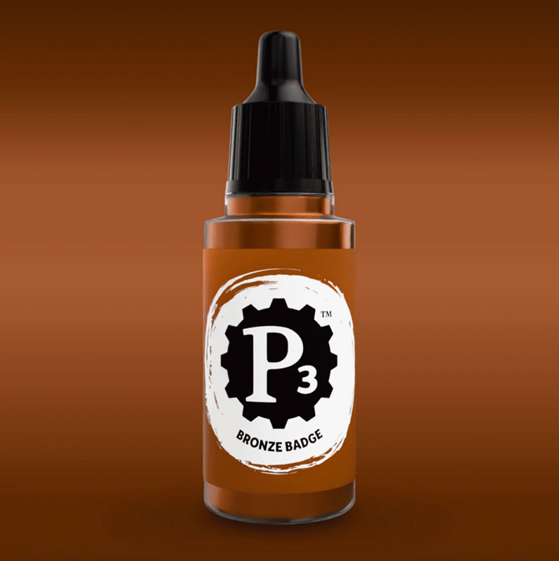 Privateer Press Paints (P3) Bronze Badge Metallic 18ml