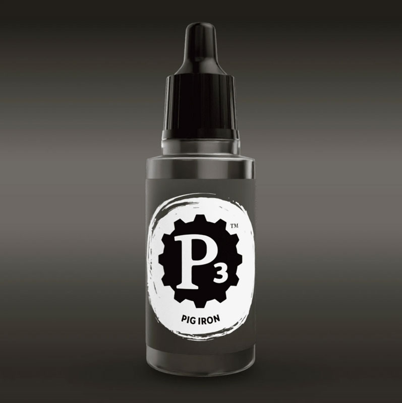 Privateer Press Paints (P3) Pig Iron Metallic 18ml