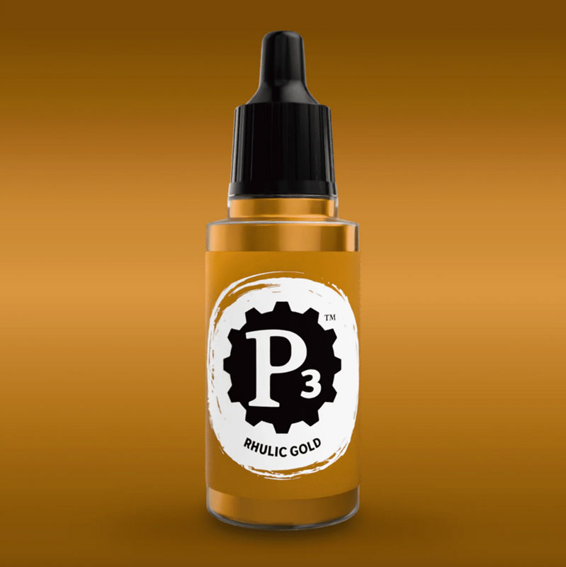 Privateer Press Paints (P3) Rhulic Gold Metallic 18ml