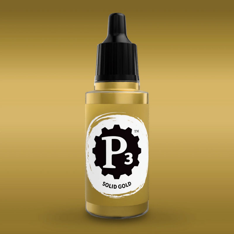 Privateer Press Paints (P3) Solid Gold Metallic 18ml