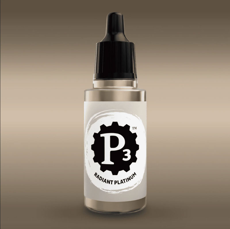 Privateer Press Paints (P3) Radiant Platinum Metallic 18ml