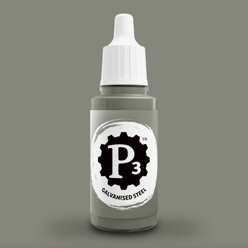 Privateer Press Paints (P3) Galvanised Steel Metallic 18ml