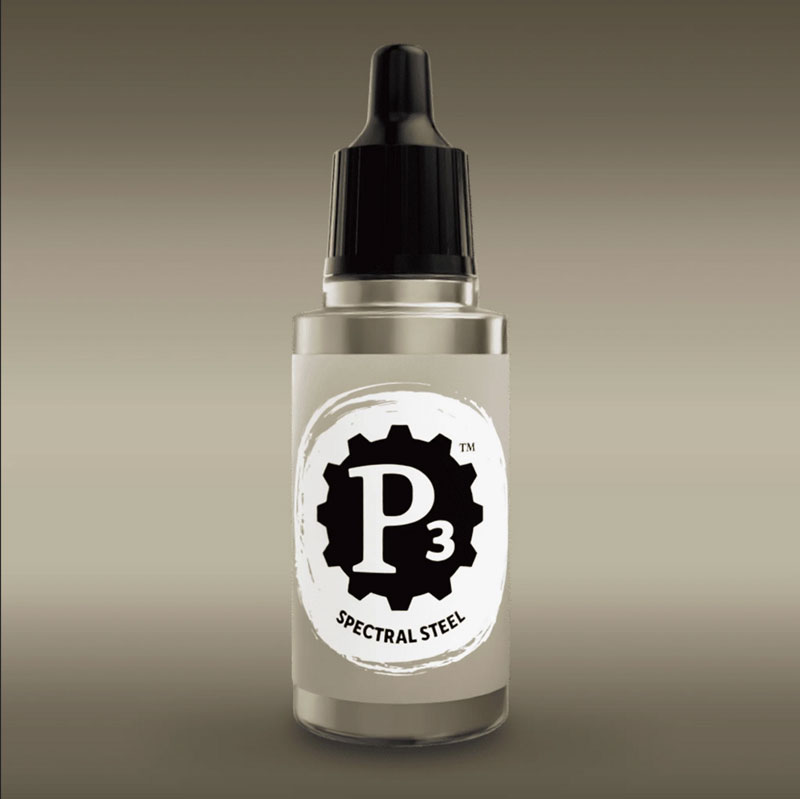 Privateer Press Paints (P3) Spectral Steel Metallic 18ml
