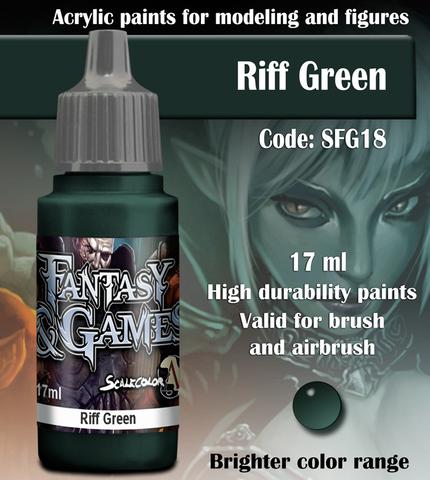 Fantasy and Games- Riff Green Paint 17ml