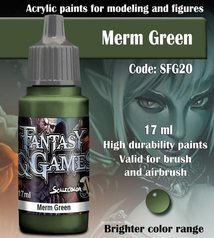 Fantasy and Games- Merm Green Paint 17ml