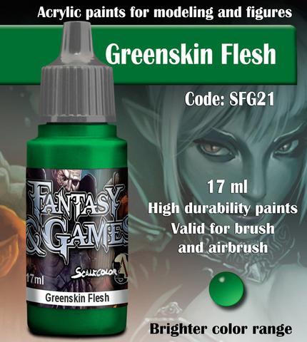 Fantasy and Games- Greenskin Flesh Paint 17ml