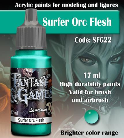 Fantasy and Games- Surfer Orc Flesh Paint 17ml
