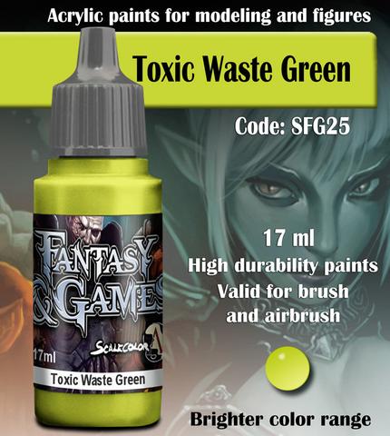 Fantasy and Games- Toxic Waste Green Paint 17ml