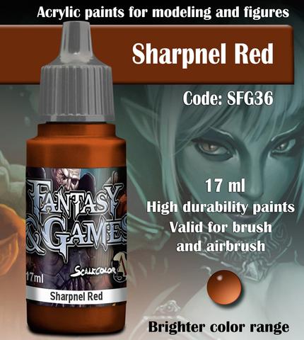 Fantasy and Games- Shrapnel Red Paint 17ml