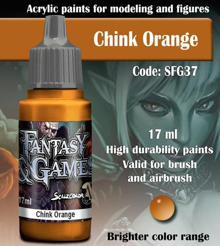 Fantasy and Games- Chink Orange Paint 17ml