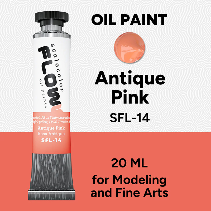 Scalecolor Floww Oil Paints: Antique Pink 20Ml Tube