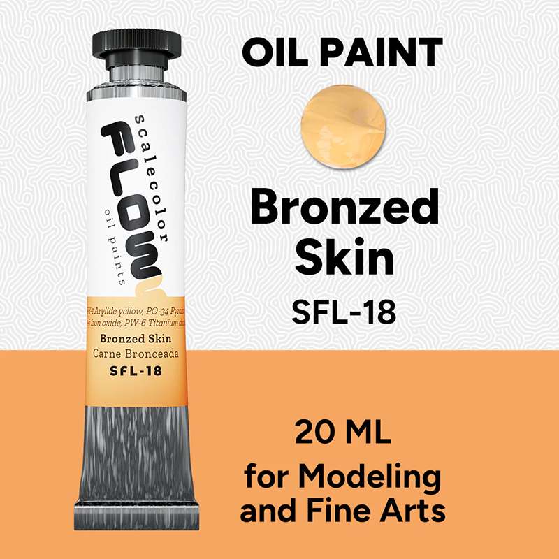 Scalecolor Floww Oil Paints: Bronzed Skin 20Ml Tube