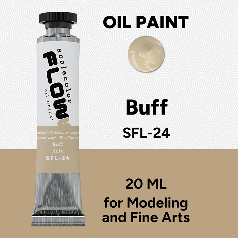 Scalecolor Floww Oil Paints: Buff 20Ml Tube