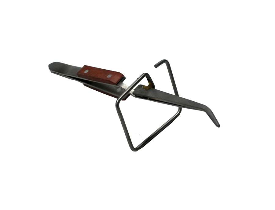 6in Fibergrip Tweezers - Curved with Stand