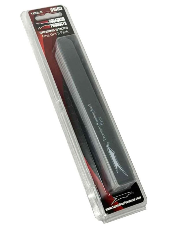 Squadron Tools 5pk Sanding Sticks Fine Grit (Gray)
