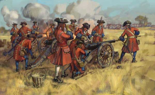 British Artillery War of Spanish Succession
