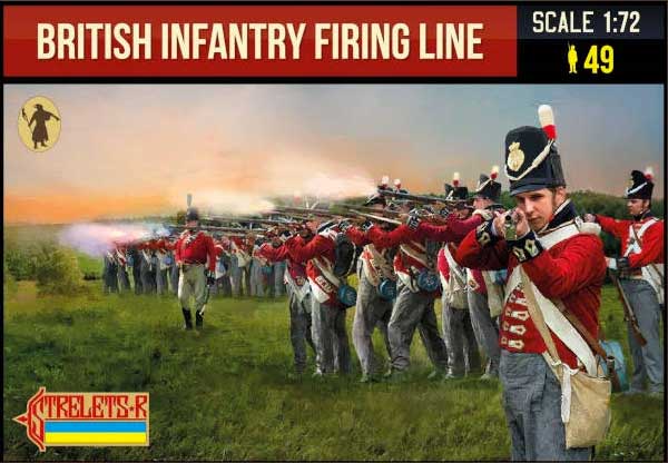 Strelets Napoleonic British Infantry Firing Line -2024 Re-Released