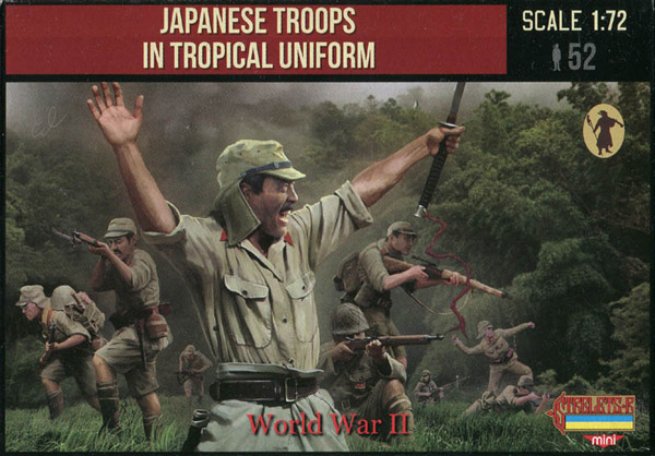 REISSUE-Strelets Mini -WWII Japanese Troops in Tropical Uniform