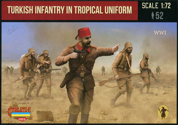REISSUE-Strelets Mini - WWI Turkish Infantry in Tropical Uniform