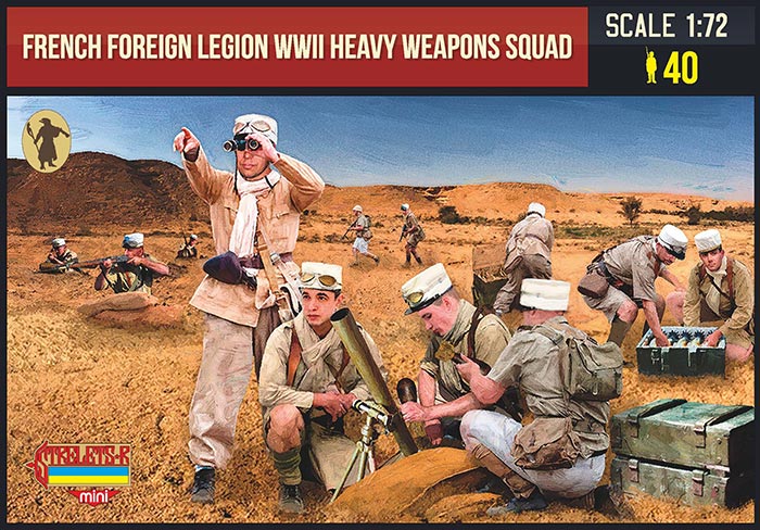 Strelets M - WWII French Foreign Legion WWII Heavy Weapons Squad