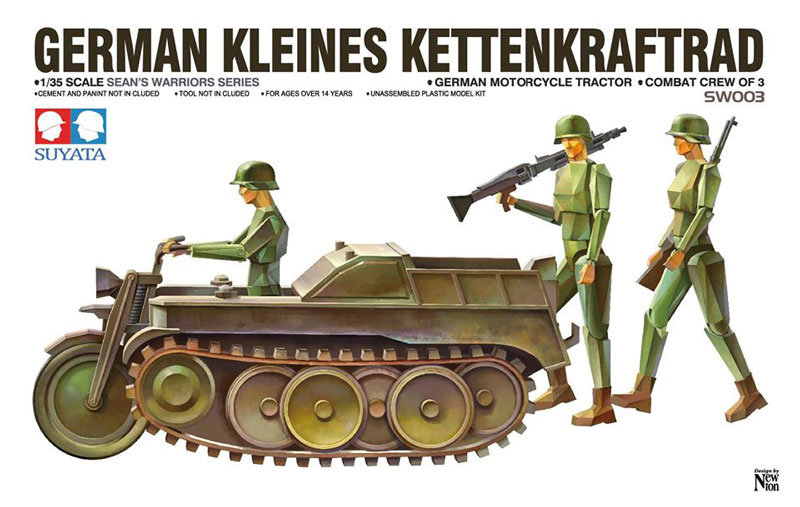 Movable Soldiers - German Kleines Kettenkraftrad