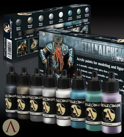 Scale Color- Metal N Alchemy Steel Series Paint Set