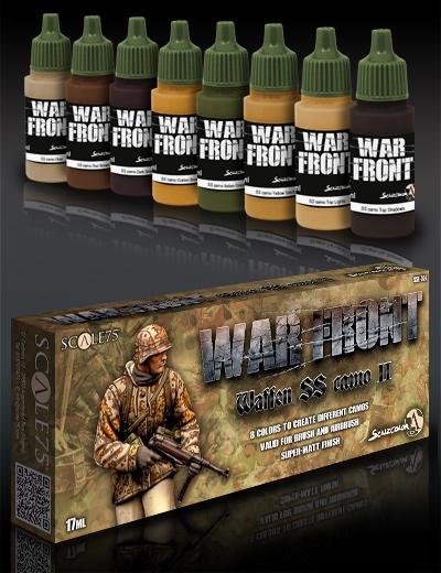 Scale Color Warfront Paint Sets: Waffen SS Camo Set 2