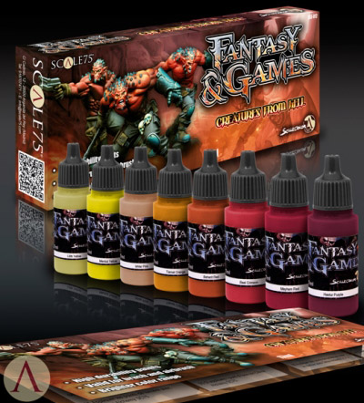 Scale Color- Creatures from Hell Fantasy & Gaming Paint Set