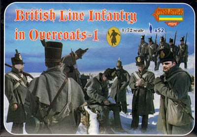 Strelets Mini - Napoleonic British Line Infantry in Overcoats Set no.1