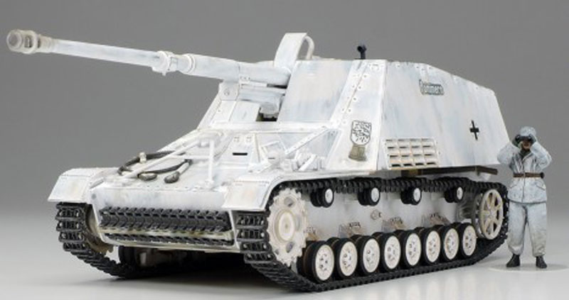 German Nashorn Self-Propelled Heavy Anti-Tank Destroyer with 8.8cm Pak 43/1 Gun