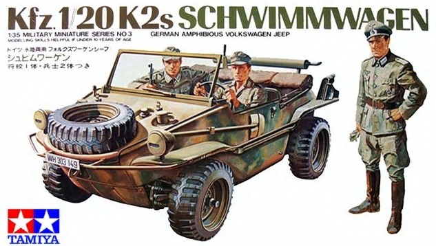 German Kfz 1/20K2s Schwimmwagen Amphibious (Re-Issue)