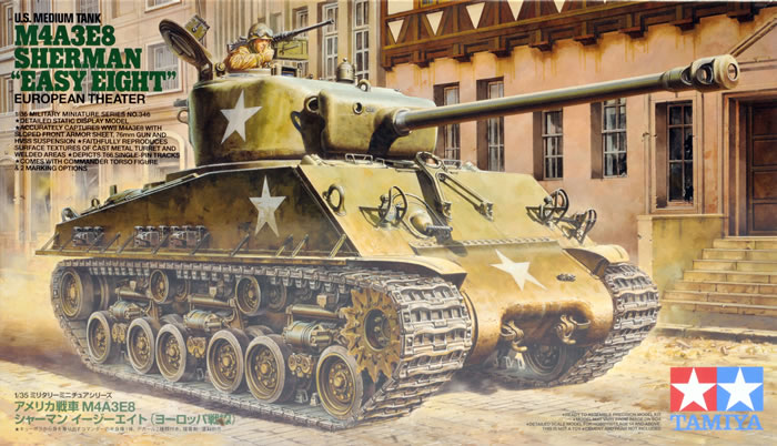US M4A3E8 Sherman Easy Eight Tank European Theater