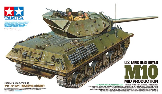 US M10 Mid Production Tank Destroyer w/3 Crew